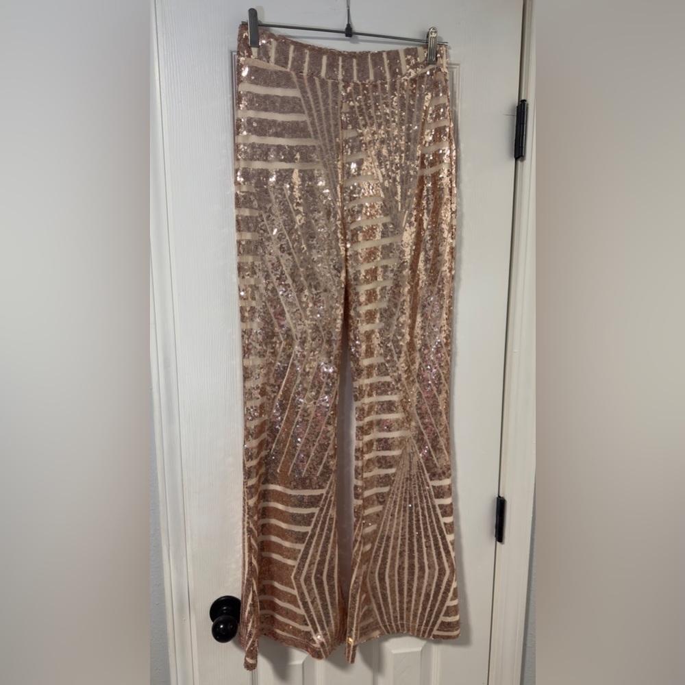 Pre owned sequin pants sz medium